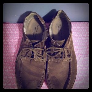 Mens suede skechers size 15